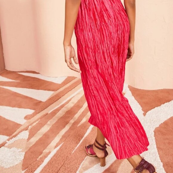 NWOT ULLA JOHNSON Orla Midi Dress in Orchid M $650 - Picture 6 of 9